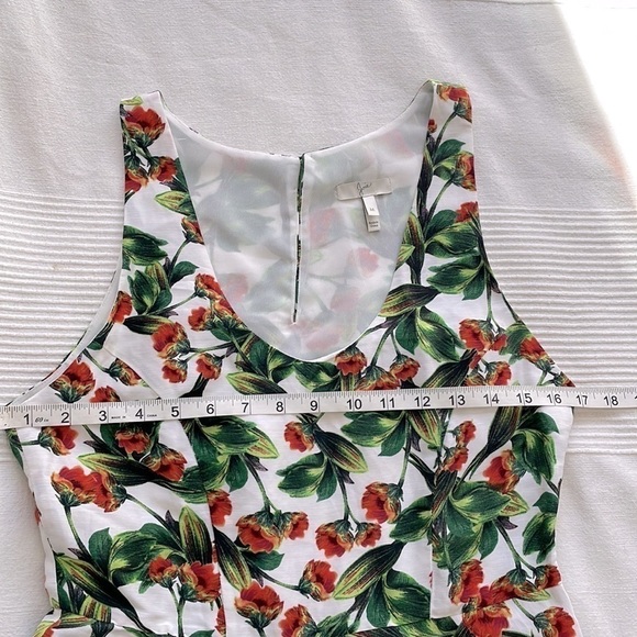 JOIE Mare Floral Linen and Silk Dress Size Medium - Picture 7 of 11